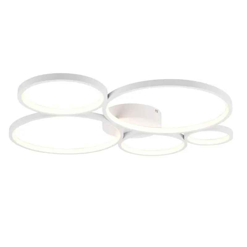 Preisreduziert Weiße Deckenlampe Modern, Robon, 49W, 3000K LED
