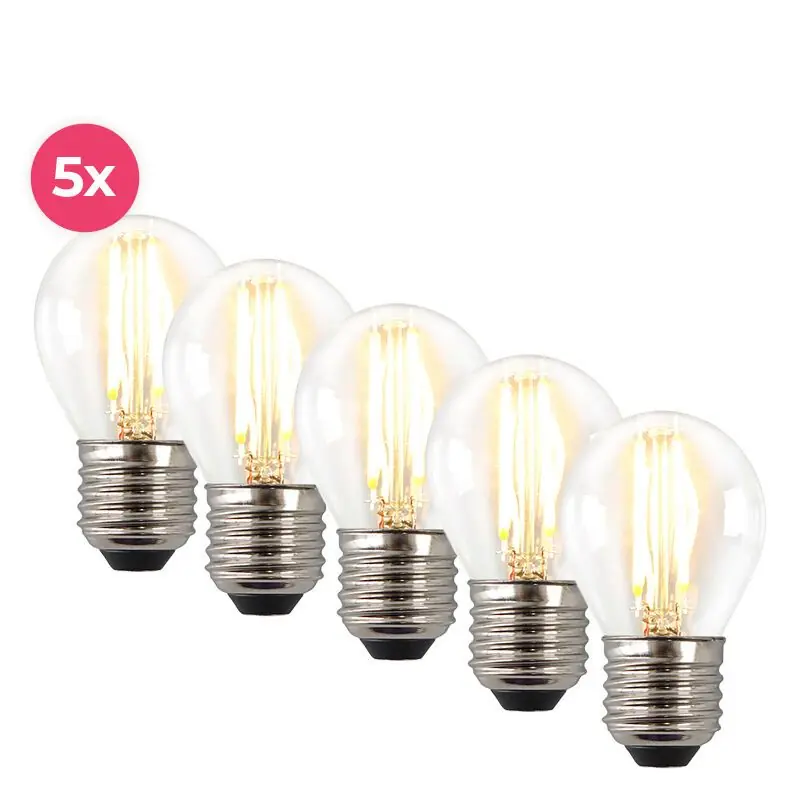 Melchis E27 LED Kugellampe, 2700k, 4w, Dimmbar Preis Gesenkt