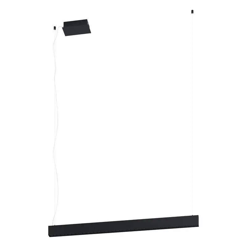 Echt Schwarze moderne Pendelleuchte Stahl, Varun, 31W, 3000K LED
