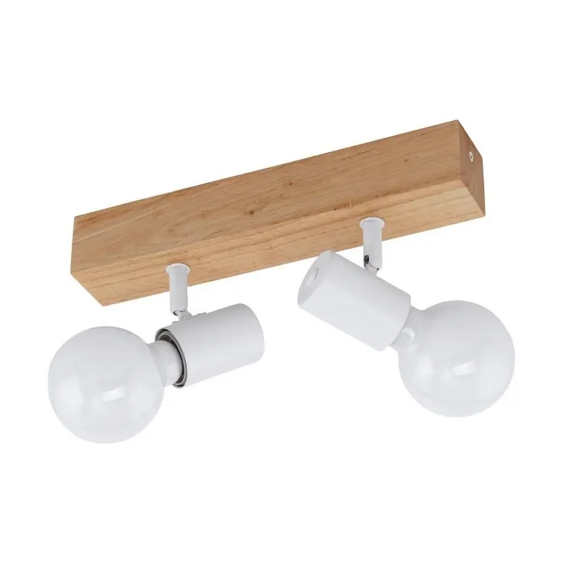 Geprüft Holz Deckenstrahler Braun, Anton
