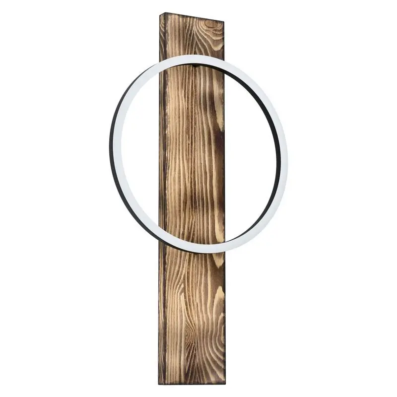 Holz Wandleuchte Braun, Annebel, 12W, 3000K LED Neu Im Sortiment