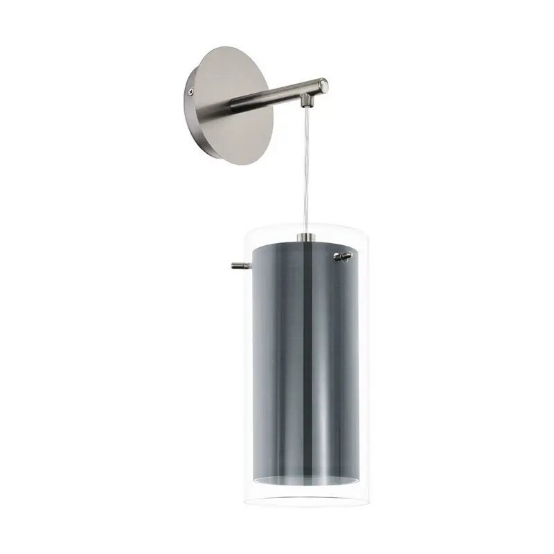 Garantierte Lieferung Nickel moderne Wandleuchte Stahl, Barceno