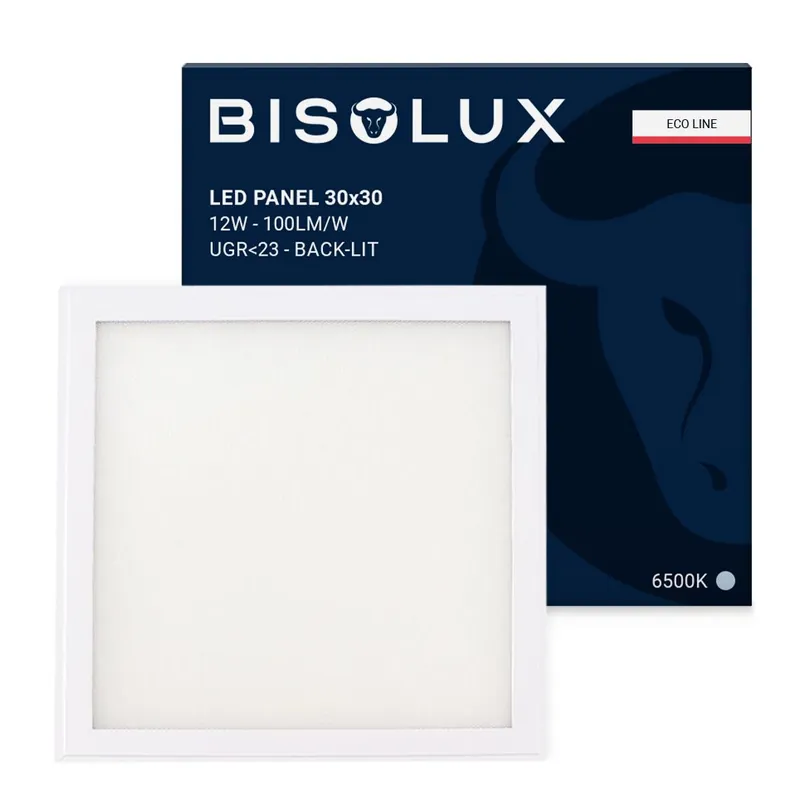 Super-Preis LED Panel 30x30 - 12W - 6500K - Back-lit