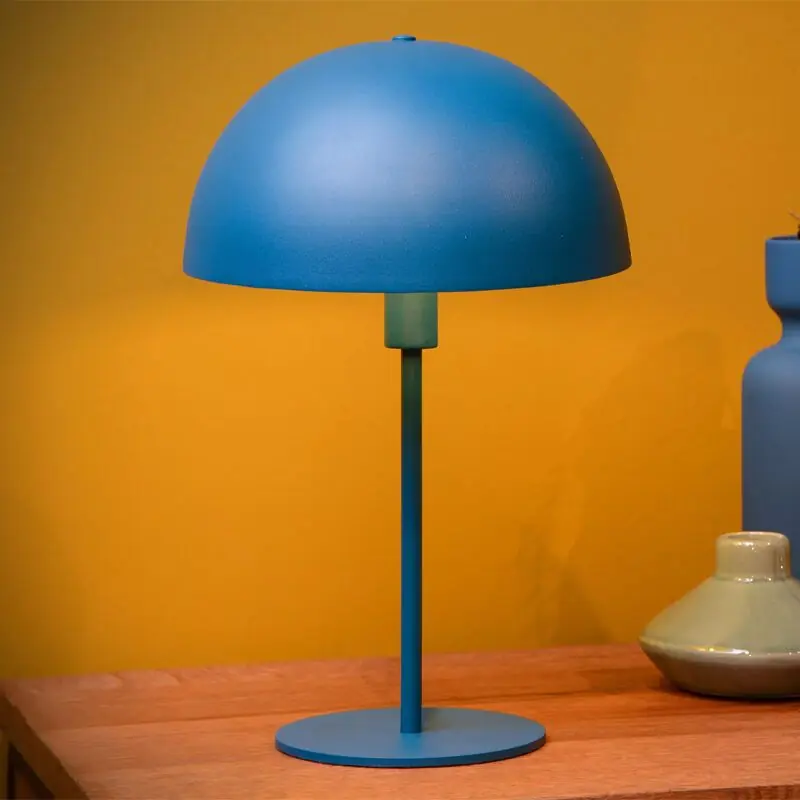 Blaue Tischleuchte Modern, Siemon, mit Schalter Rabatt