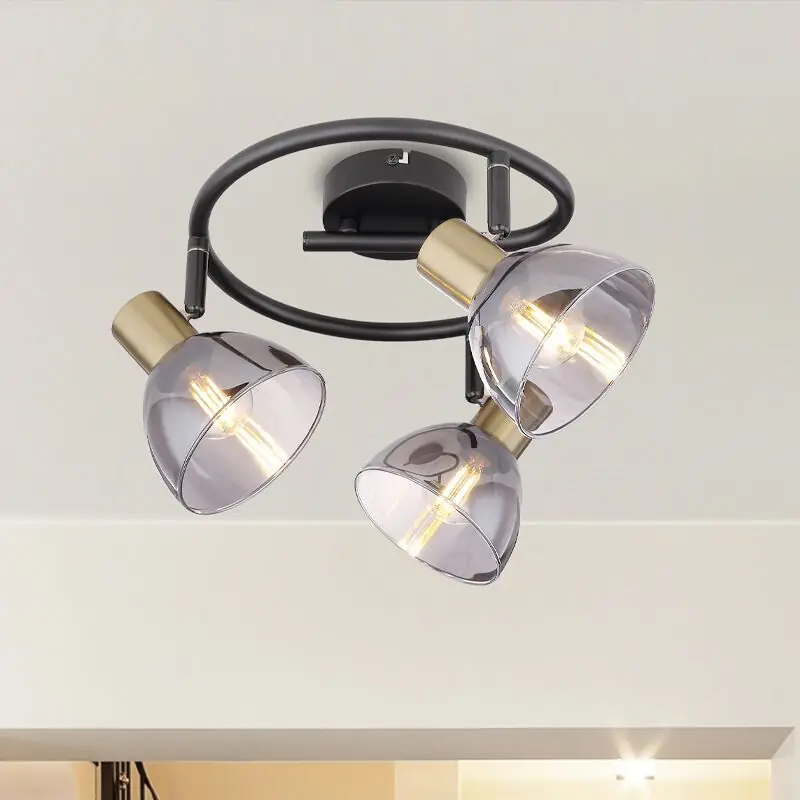 Bestseller Goldene moderne Deckenstrahler Glas, Arthur