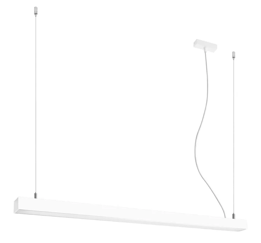 Schnäppchen Aluminium Pendelleuchte Weiß, Mascha, 38W, 3000K LED