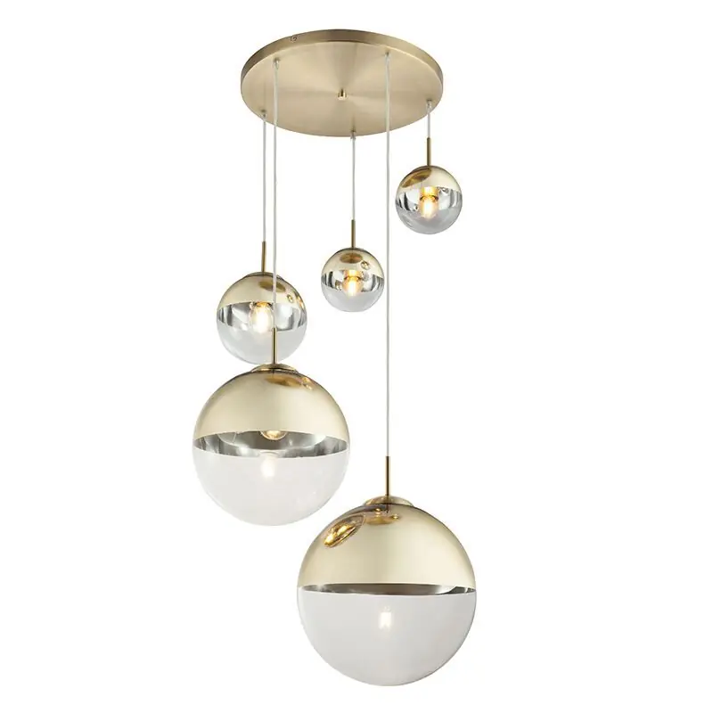 Goldene design Pendelleuchte Glas, Novia Geprüft