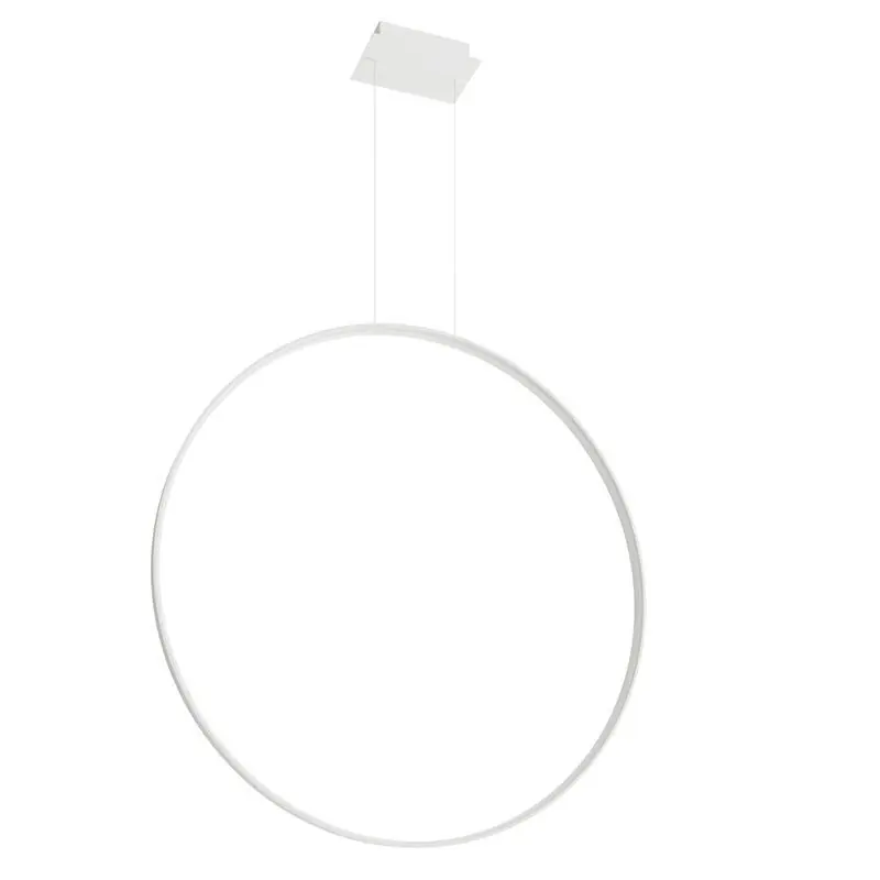 Aluminium Pendelleuchte Weiß, Ringo, 70W, 3000K LED Meistverkauft