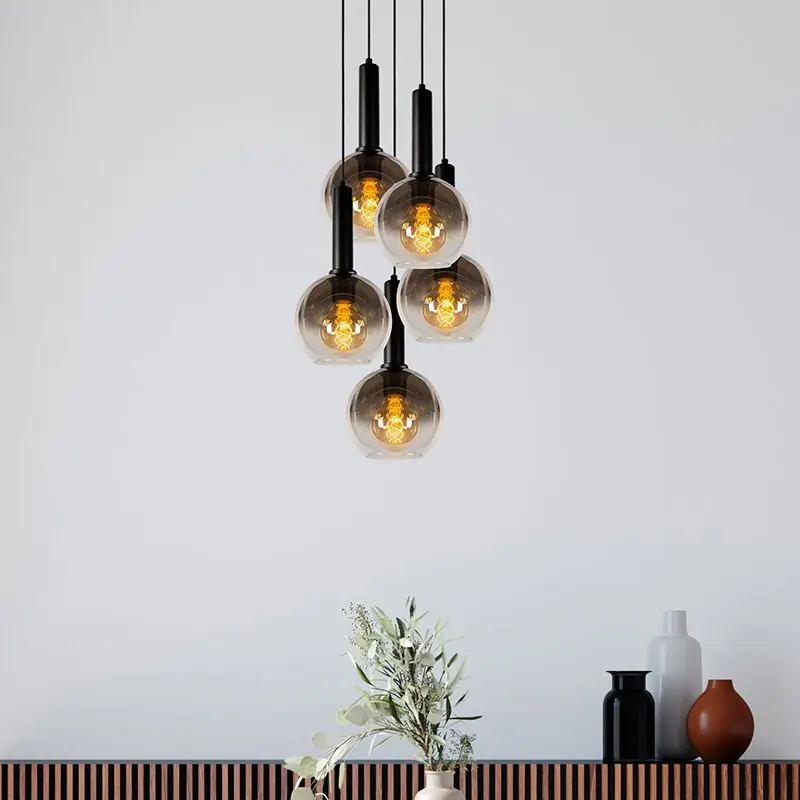 Schwarze Pendelleuchte Modern, Marius Finale Aktion
