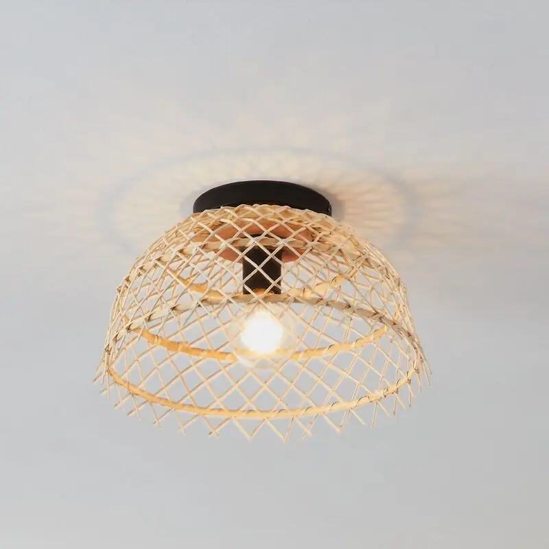 Sofort Bestellen Rattan Deckenlampe Braun, Alida