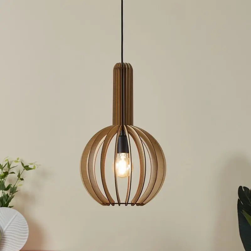 Sale Holz Pendelleuchte Braun, Kenney