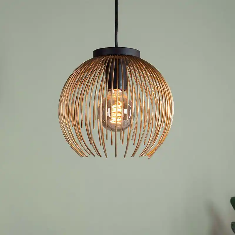 Goldene industrielle Pendelleuchte Aluminium, Keimpe Mega-Angebot