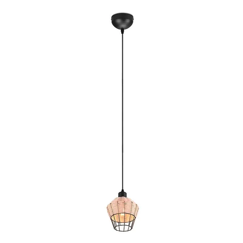 Beliebt Rattan Pendelleuchte Braun, Mirne