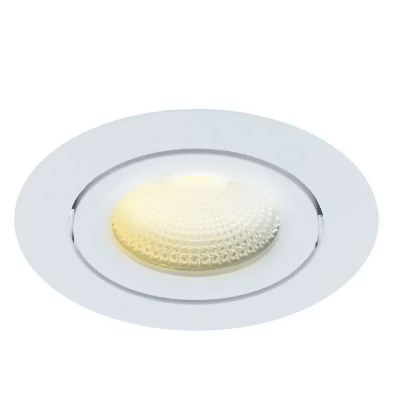 Preisreduziert Weiße Einbaustrahler Aluminium, Wimke, 5W, dim to warm LED, IP44