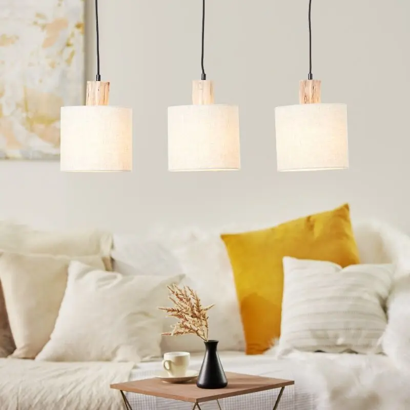 Wochenendangebot Japandi Pendelleuchte Beige, Joroes