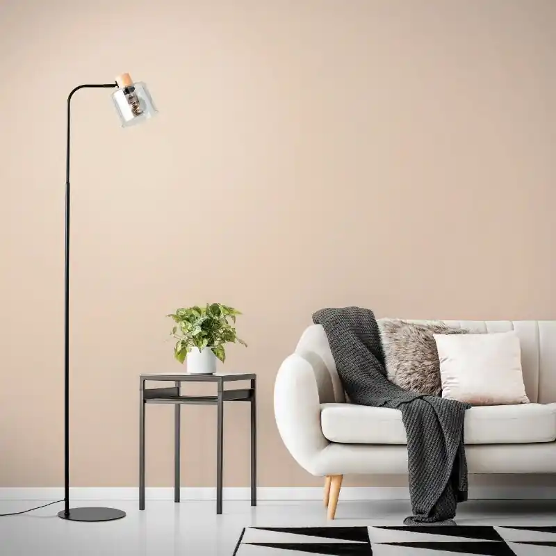 Top-Preis Moderne Stehlampe Grau, Serkan, mit Schalter