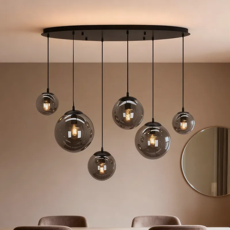 Schnäppchen Design Pendelleuchte Grau, Dolf