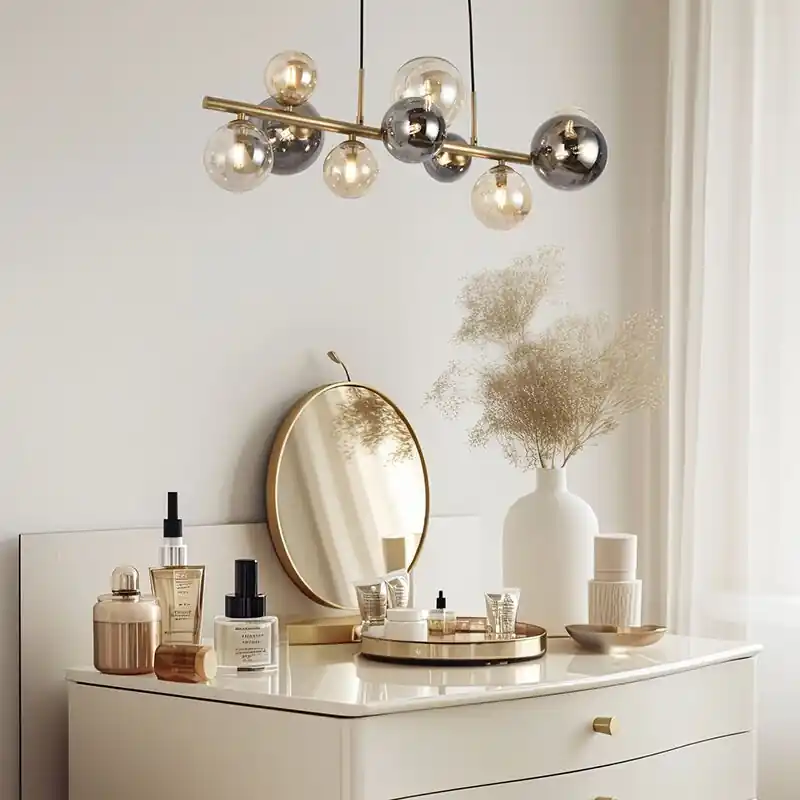 Neue Kollektion Design Pendelleuchte Messing, Saad