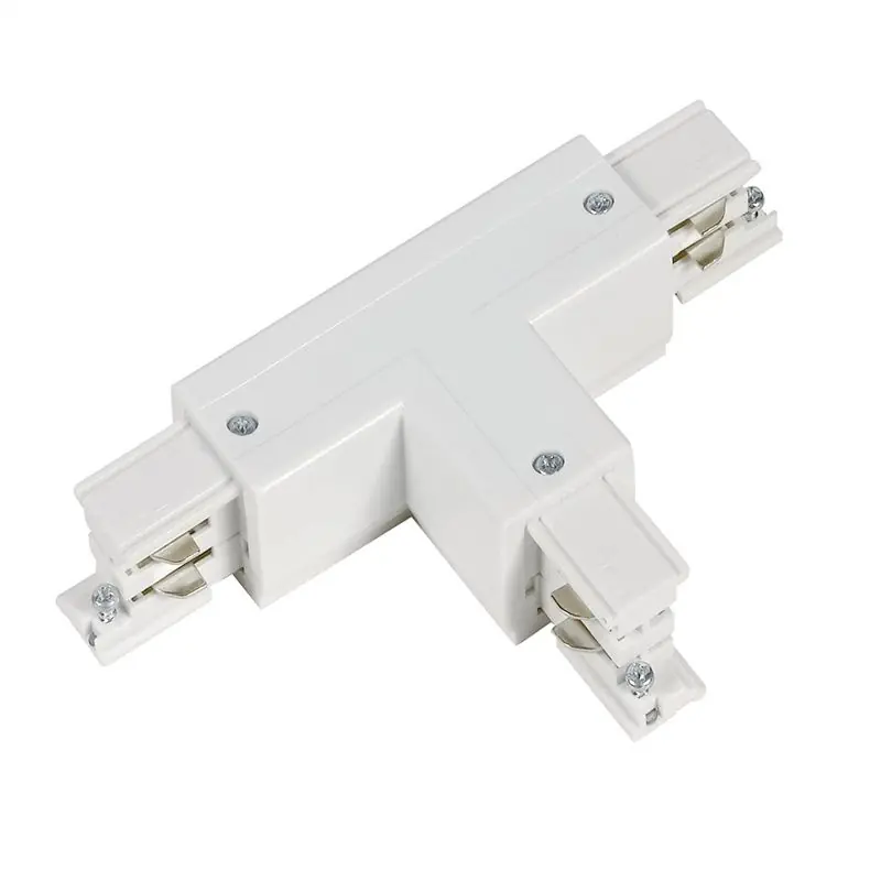 Expressversand T-förmiger Verbinder für 3-Phasen-Schienenbeleuchtung, rechts 2, weiß, Pro