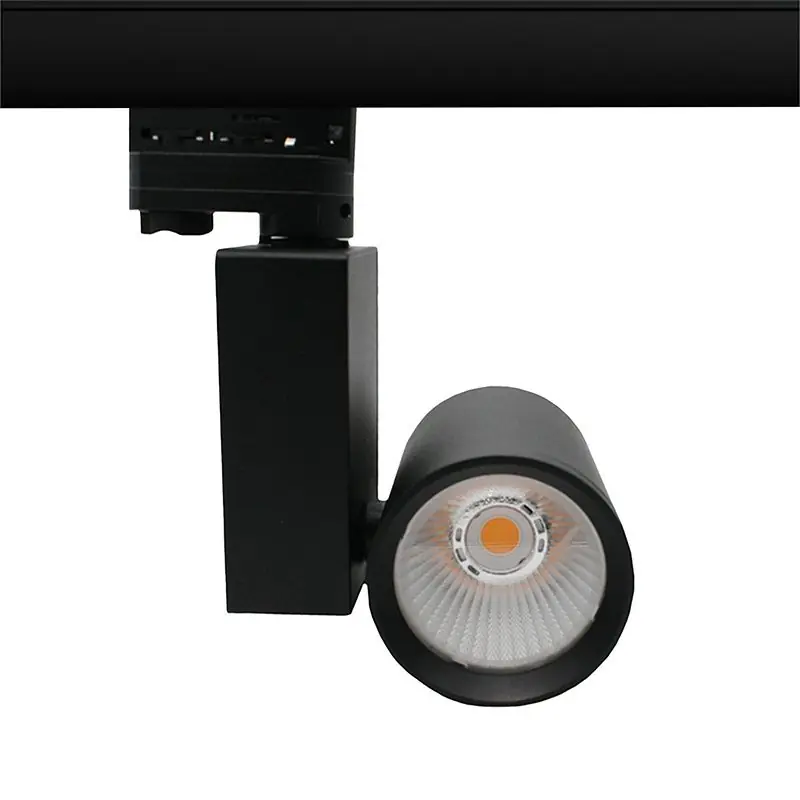 Neue Ware Schwarzer 3-Phasen-LED-Schienenstrahler Deena, 38W, 3000K, Pro