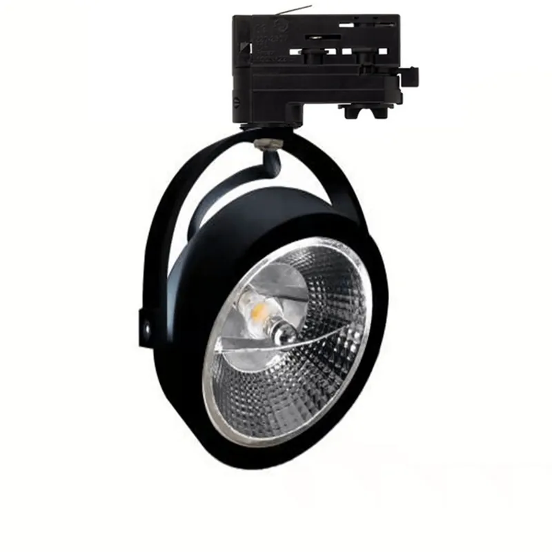 Schwarzer 3-Phasen-Schienenstrahler Rida, Pro Angebot