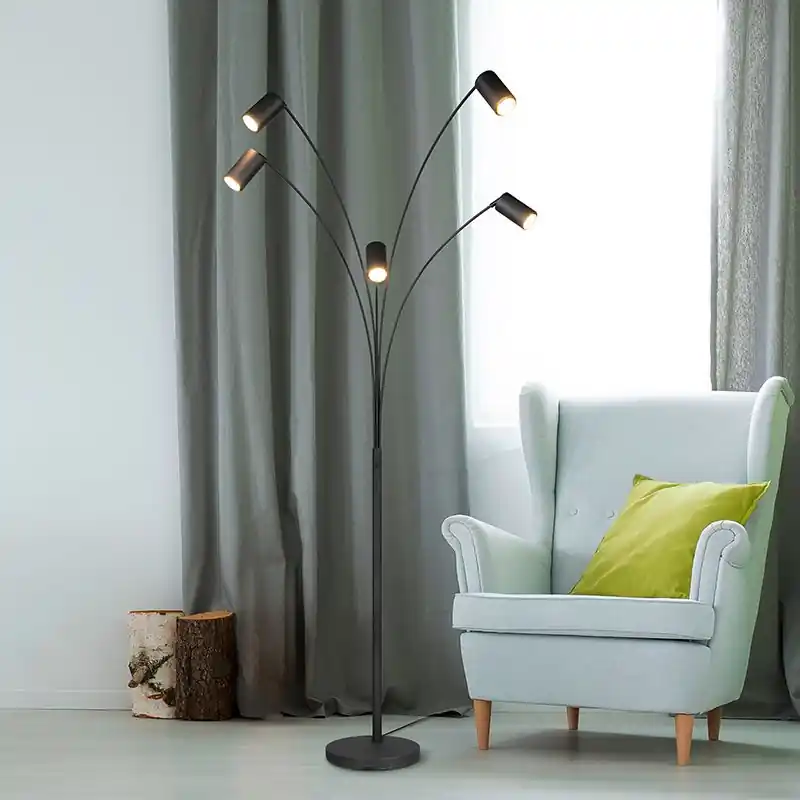 Schwarze Stehlampe Modern, Kaso Saisonangebot