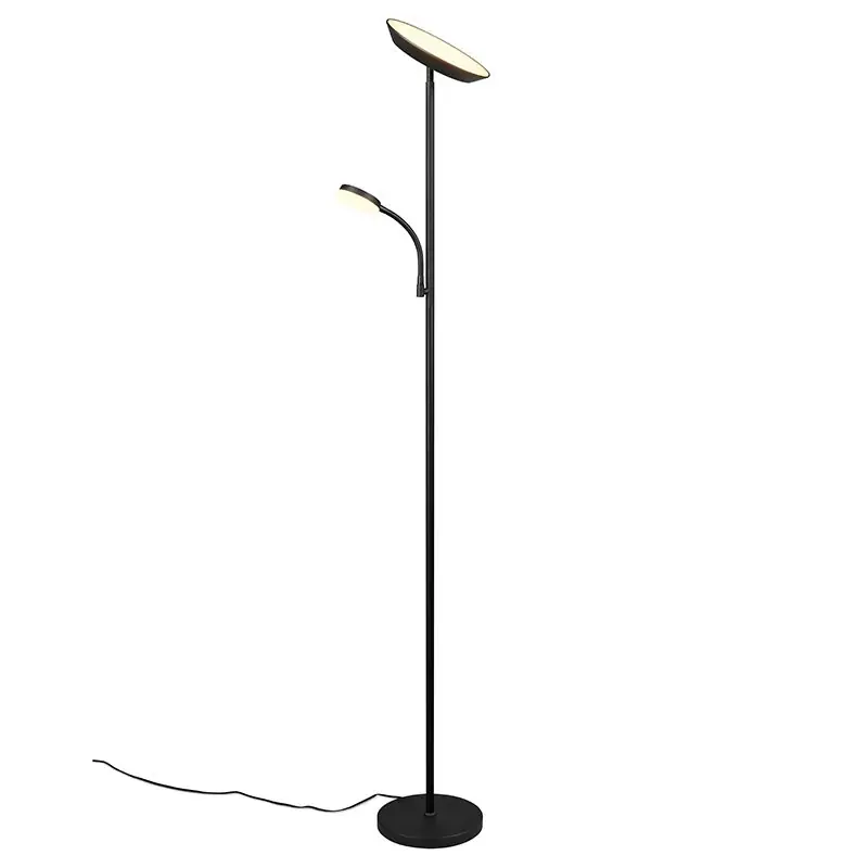 Bestseller Schwarze Stehlampe Modern, Shahid, 17W, warm- bis kaltweiß einstellbare LED, mit Touch-Dimmer
