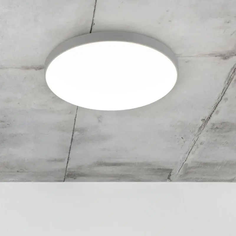 Graue Deckenlampe Kunststoff, Sharde, 18W, 4000K LED, IP44 Aktuell