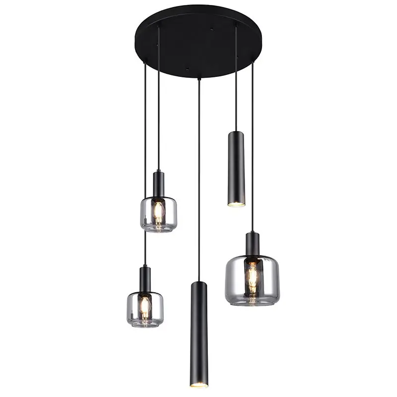 Schwarze Pendelleuchte Esszimmer Design, Lahcen Neu