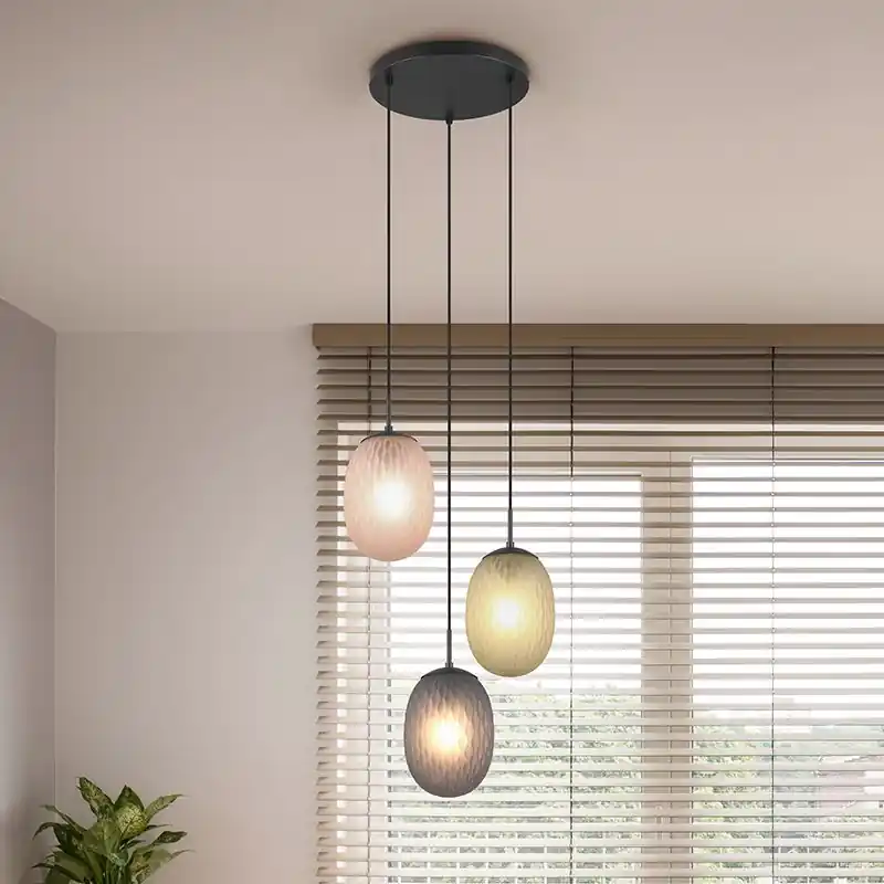 Markenware Mehrfarbige Pendelleuchte Design, Danyal