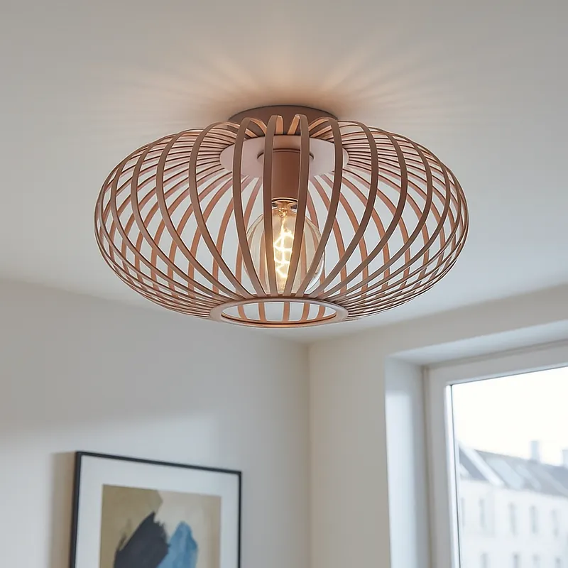 Bestpreis Industrielle Deckenleuchte Rosa, Lieve