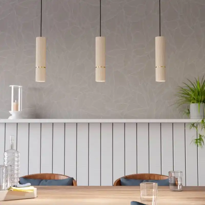 Beige moderne Pendelleuchte Stahl, Vahid Bestseller