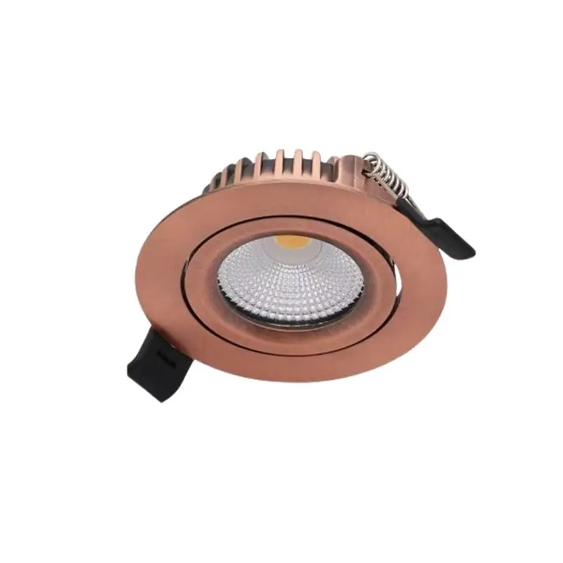 Saisonangebot Kupfer Downlight Aluminium, Wimke, 5W, dim to warm LED, IP44
