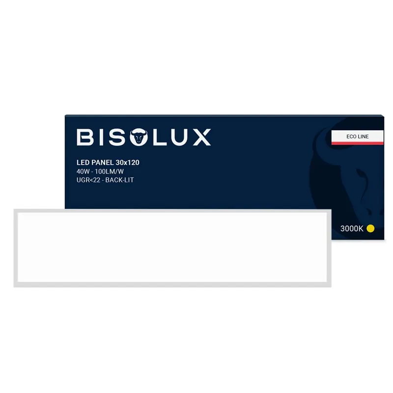 LED-Panel 30x120 - 43W - 3000K - UGR<22 - hinterleuchtet Heißes Angebot