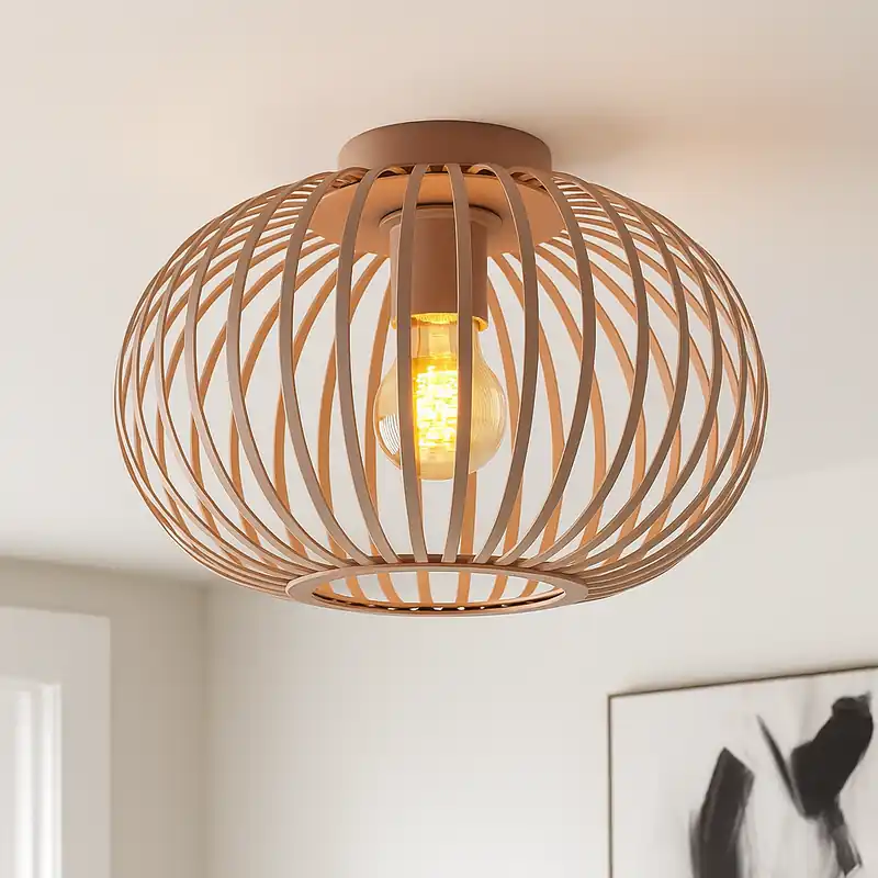 Wochenendangebot Industrielle Deckenleuchte Taupe, Lieve