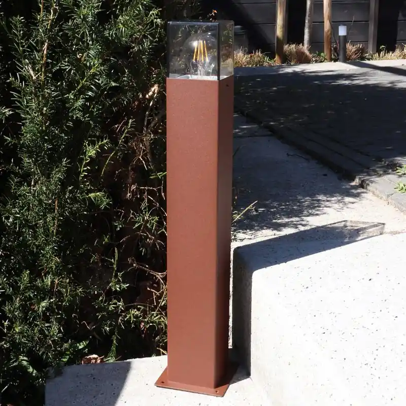 Moderne Außenleuchte Rostfarbe, Sanel, IP44 Rabatt