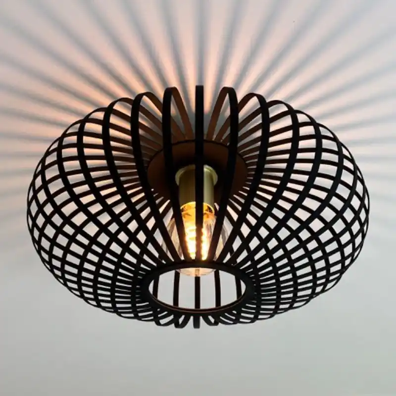 Schnäppchen Industrielle Deckenlampe Gold, Lieve