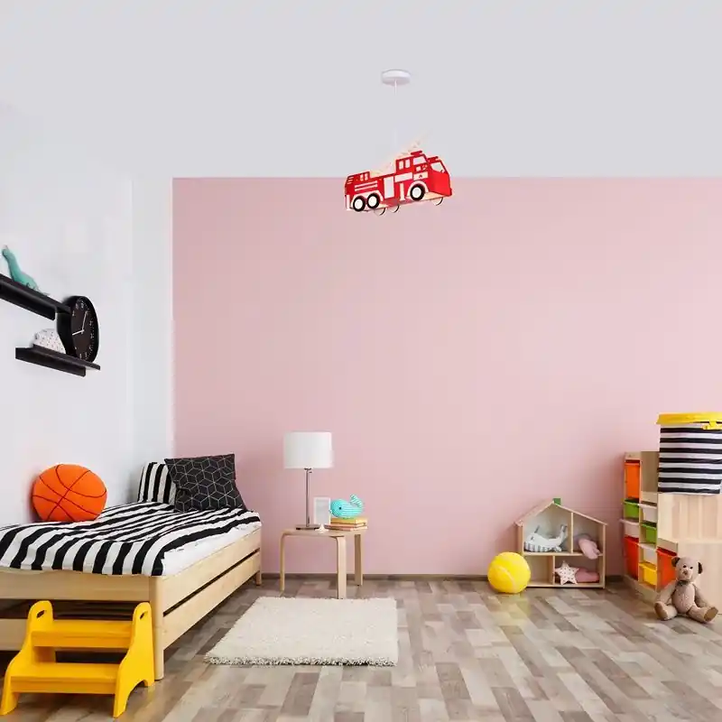 Neu Im Sortiment Rote design Kinderzimmer Pendelleuchte Kunststoff, Fuego