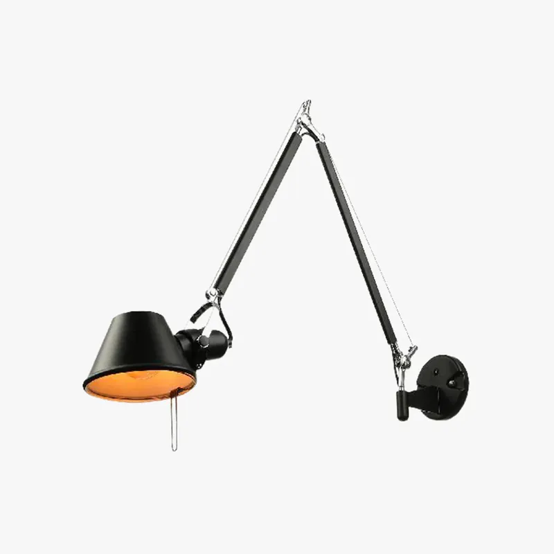 Preiswert Silva Modern Verstellbare Wandleuchte, Schwarz/Chrom, Schlafzimmer