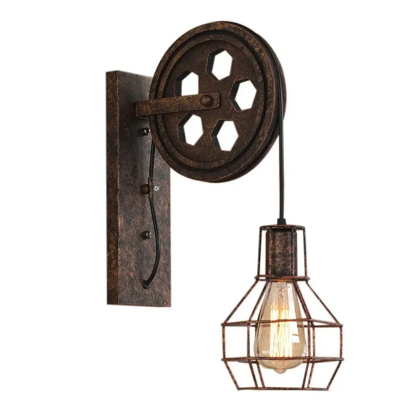 Silva Modern Wandleuchte, Metall, Rost/Bronze/Schwarz, Schlafzimmer Nur Für Kurze Zeit
