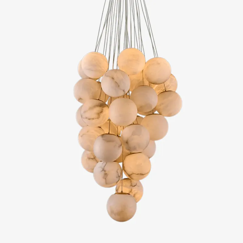 Grapha Cluster Alabaster Globus Kronleuchter Garantierte Lieferung