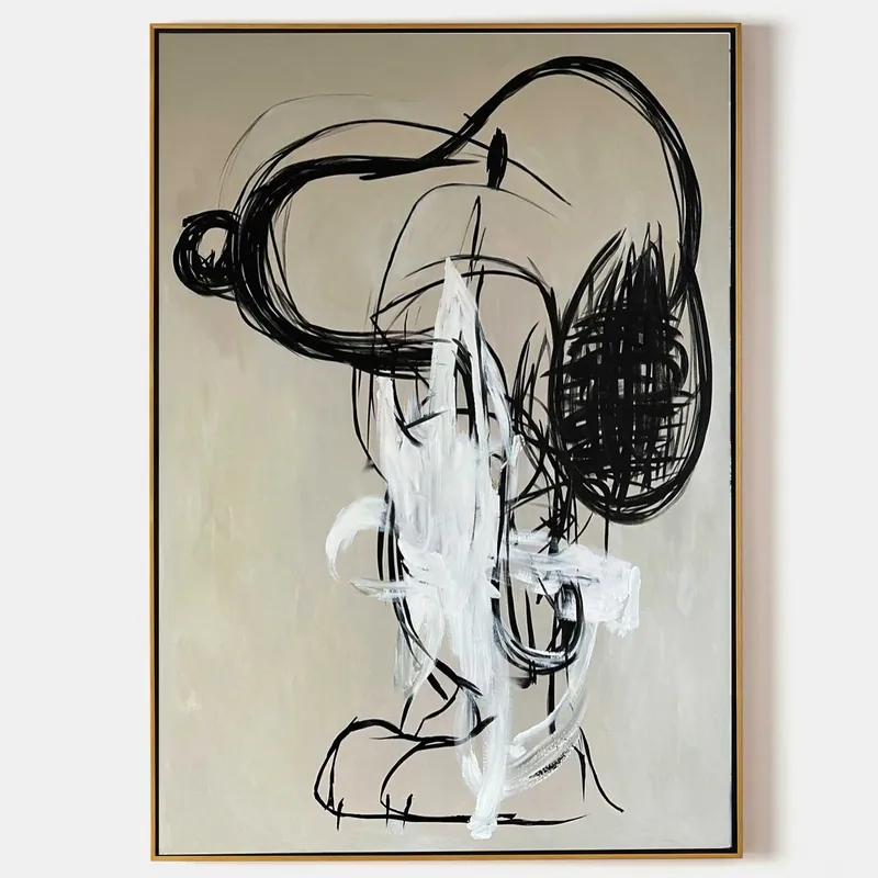Scout Abstrakte Graffiti Kunst 61 x 51 CM Letzte Chance