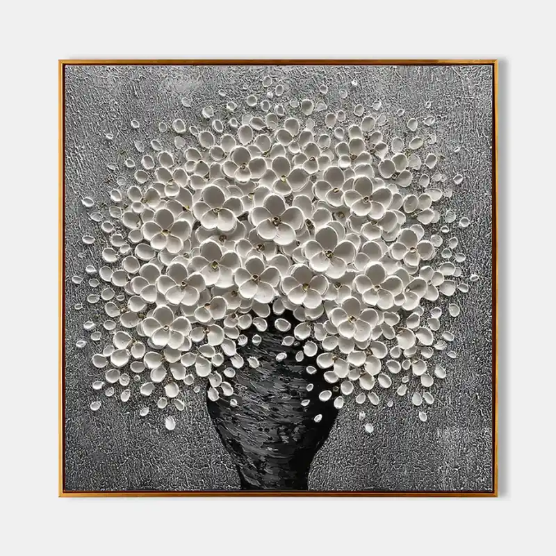 Preisreduziert Snow Farbenfrohe Wandkunst 61x 61 CM