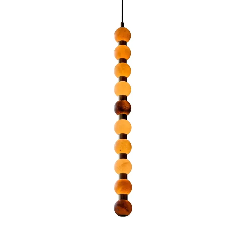 Ulshae Art Marmor Pendelleuchte 4 flammig D 6cm x H 26cm Online Kaufen