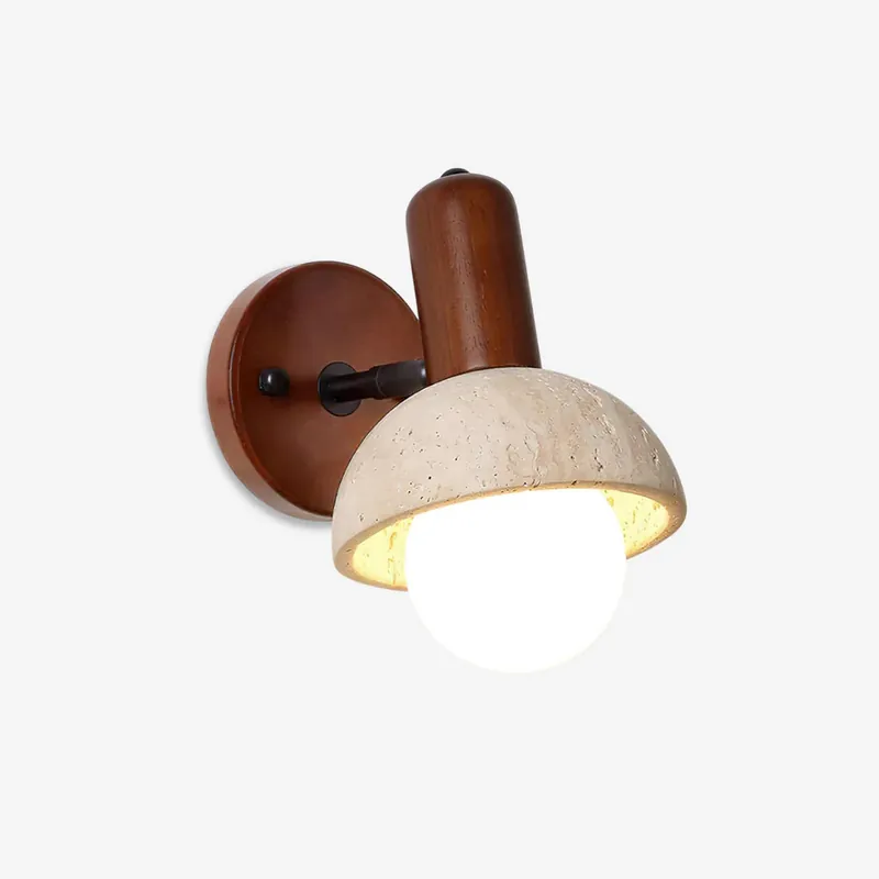 Oswin Moderne Minimalistische Travertin-Wandleuchte Modell A Schnäppchen