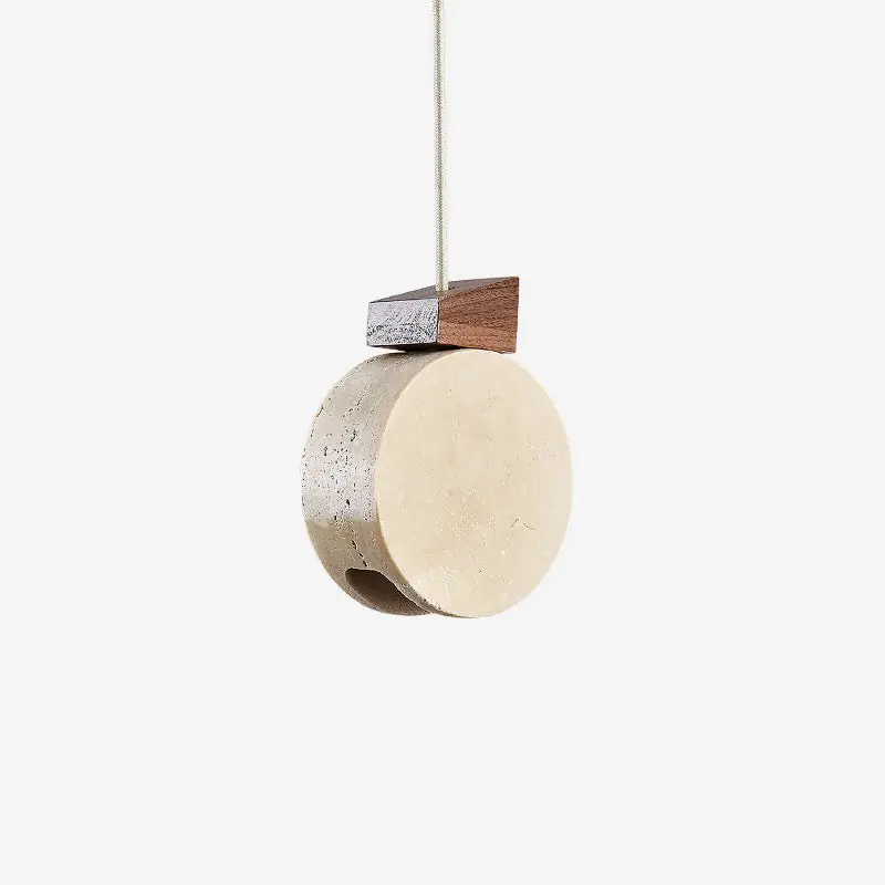 Zertifiziert Ritta Pendelleuchte Geometry Travertine