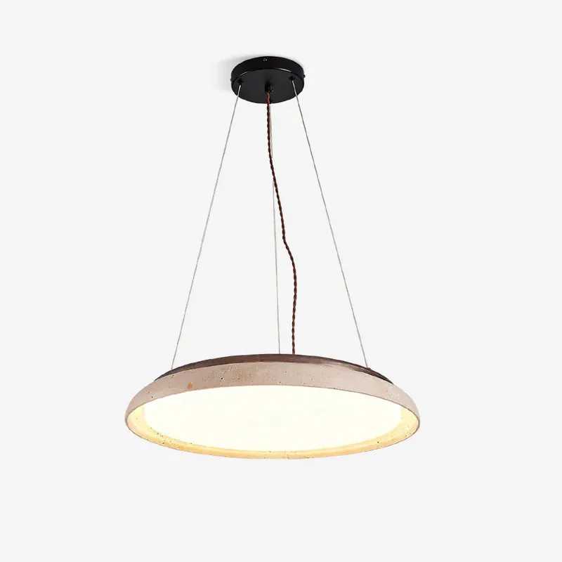Ritta Piedra Travertin Pendelleuchte ∅ 32cm x H 7cm Letzte Chance