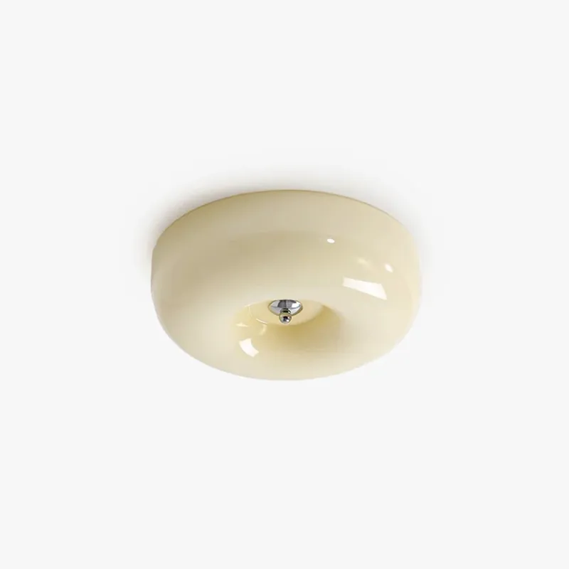 Candy Deckenleuchte mit cremefarbenem Glas D32cm Preiswert