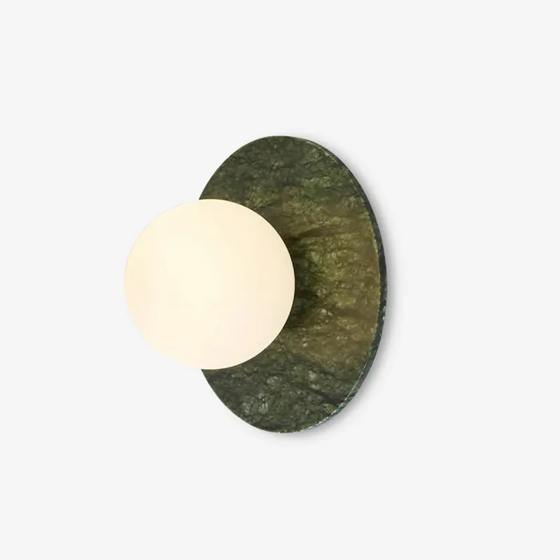 Enox Minimalistische Marmor Globus Wandleuchte D20cm Preis Gesenkt