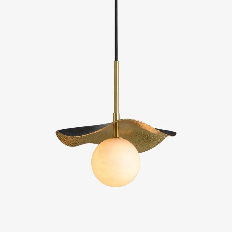 Ivvynen Leaf Canopy Alabaster Pendant Light Markenware